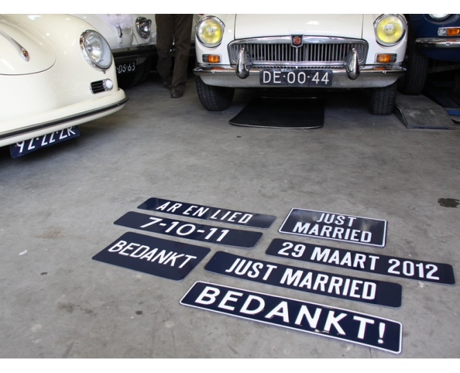 Kentekenplaten / Nummerborden