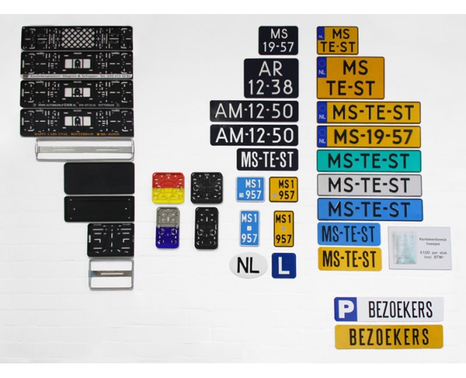 Kentekenplaten / Nummerborden